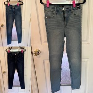 Three Pairs of Size 2/26 Skinny Jeans